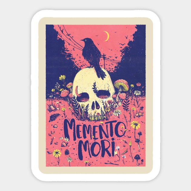 Memento Mori Sticker by Marianna Raskin